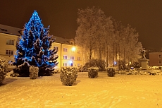 Zasněžená Kuřim